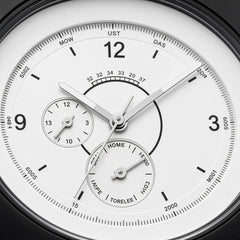 Black Wave, White Dial