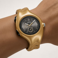 Gold Wave, Black Dial