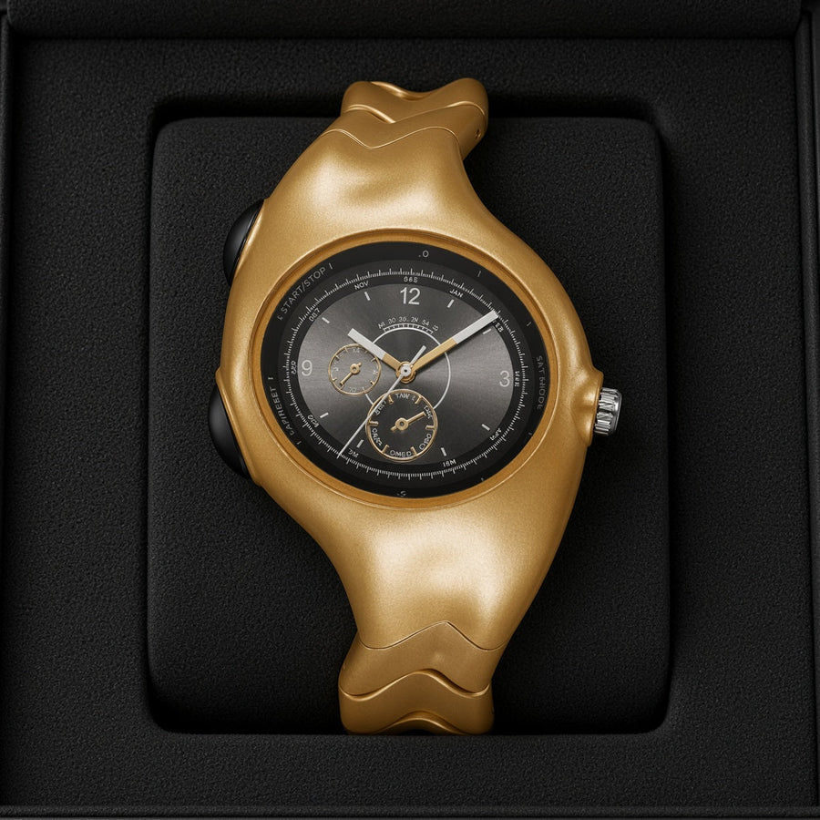 Gold Wave, Black Dial